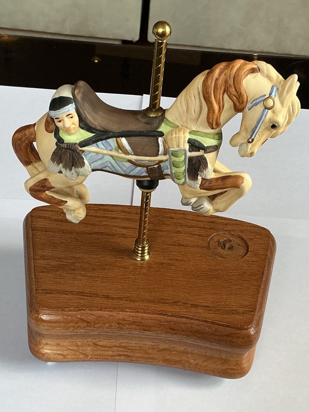 Vintage The American Carousel Music Box